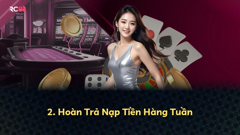 2. Hoàn Trả Nạp Tiền Hàng Tuần