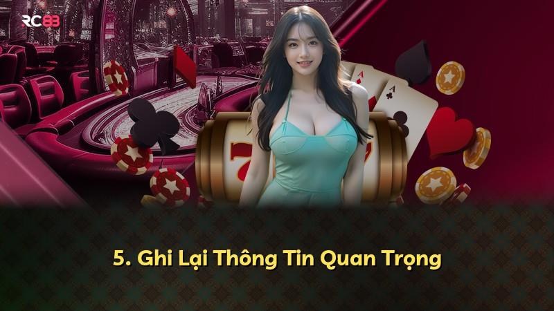 5. Ghi Lại Thông Tin Quan Trọng