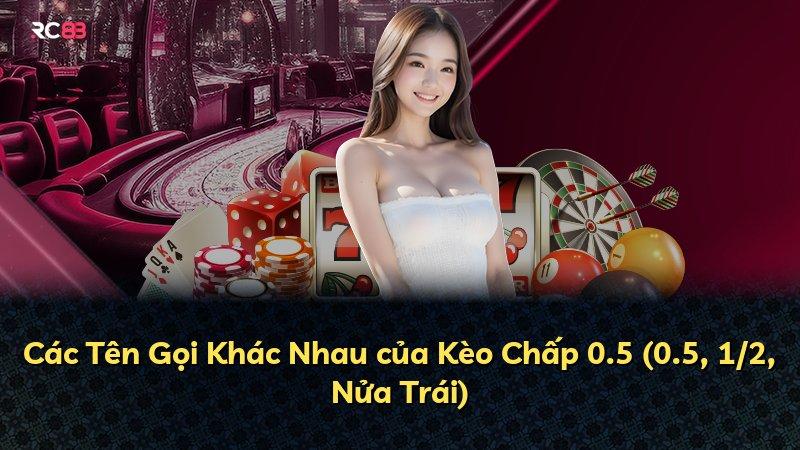 Các Tên Gọi Khác Nhau của Kèo Chấp 0.5 (0.5, 1/2, Nửa Trái)