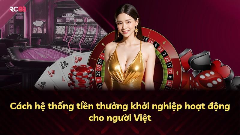 Cách hệ thống tiền thưởng khởi nghiệp hoạt động cho người Việt